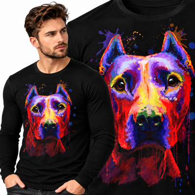 LONGSLEEVE ZWIERZĘTA PITBULL